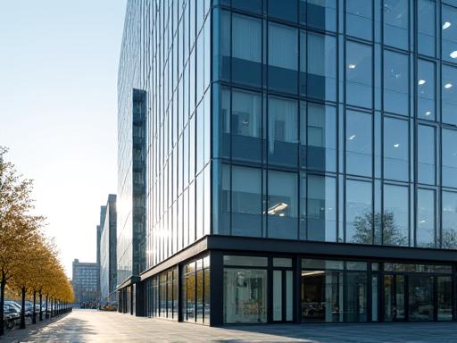 Modernes Bürogebäude als Gewerbeimmobilie